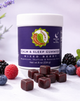 Calm & Sleep Gummies: Mixed Berry with Magnesium, Skullcap & Valerian Root