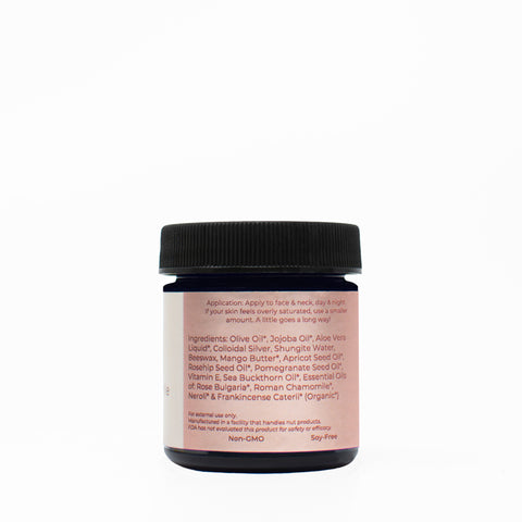 1.7oz rose chamomile luxury facial cream ingredients label