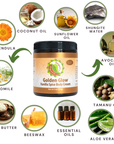 Golden Glow Vanilla Spice Body Cream- 4 oz