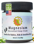 Magnesium Unscented Sleep Cream for Babies, Kids and Sensitive Skin