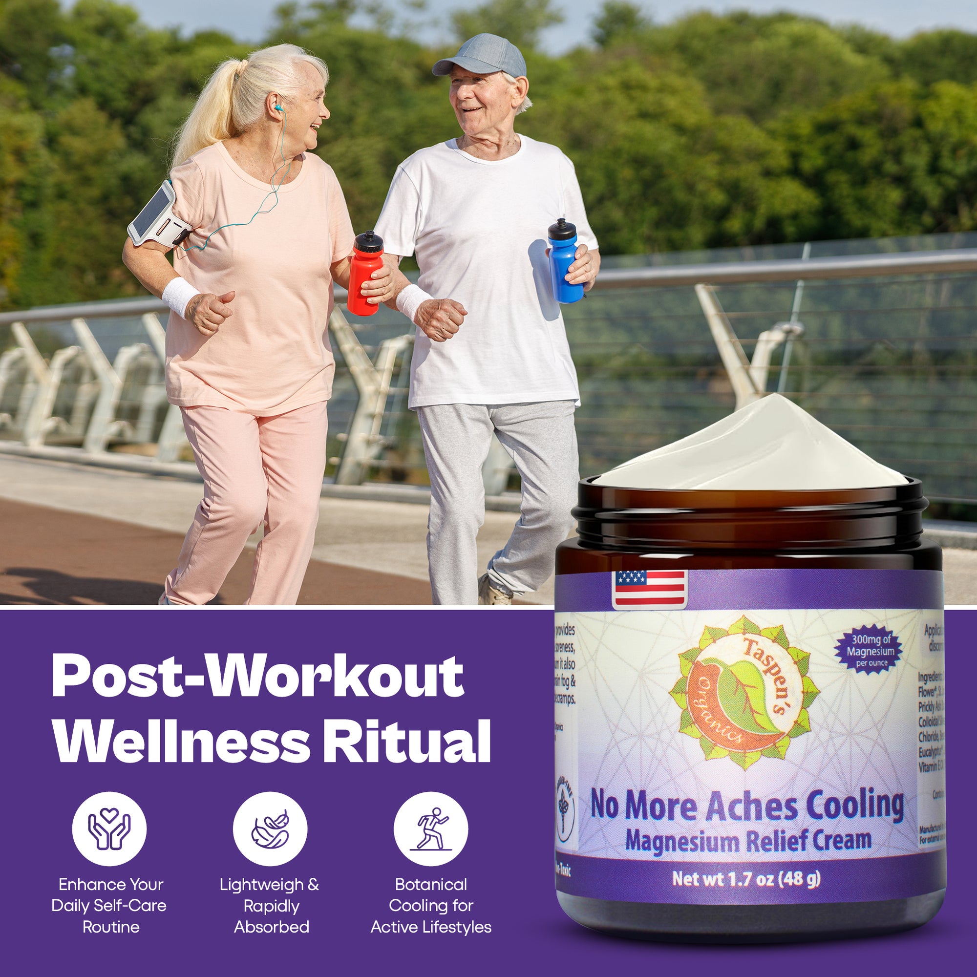 Magnesium No More Aches Cooling Relief Cream