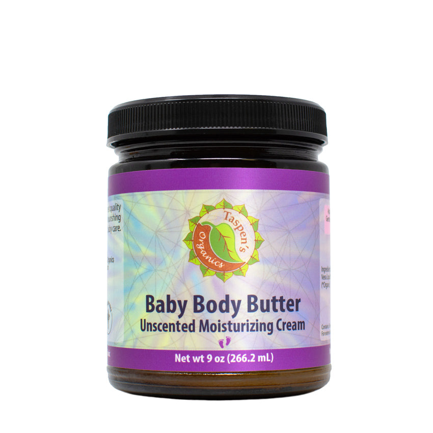 Taspen's Organics Unscented Baby Body Butter Moisturizing Cream